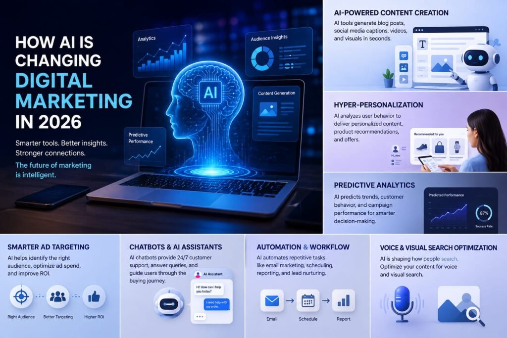 How Artificial Intelligence Is Changing Digital Marketing in 2026